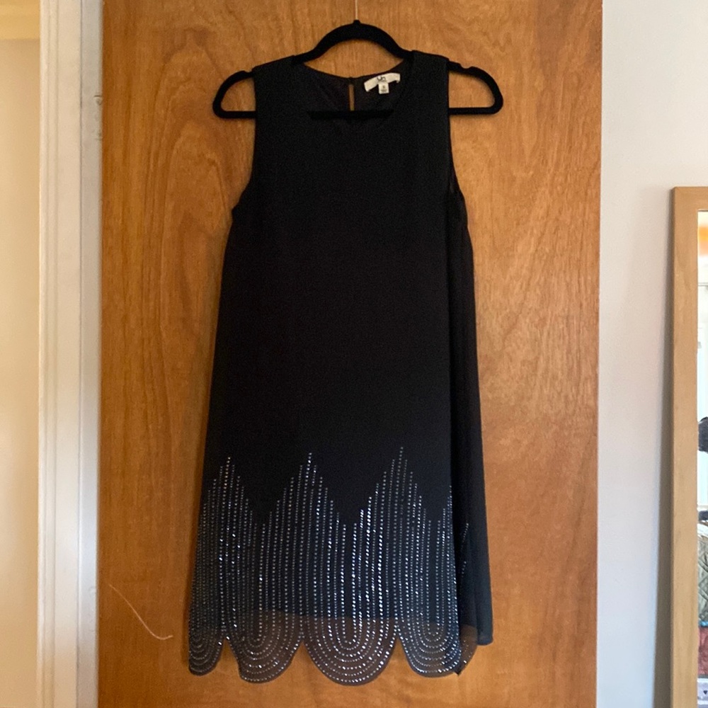 Ya Los Angeles Black Sequin Dress Size Small